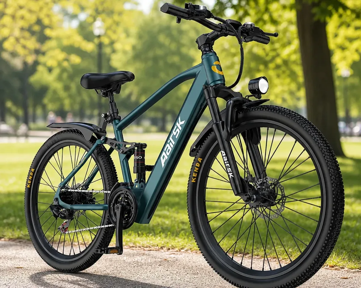 AAIRSK, SAMEBIKE and ENGWE budget electric bikes compared on a UK street