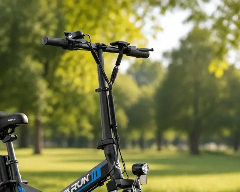 Varun C20-1 electric city bike parked on a UK street
