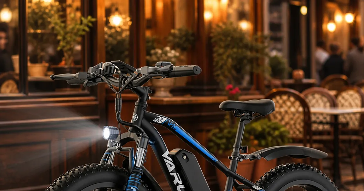 Varun M26-3 PRO folding electric bike and Varun M26-2 fat tyre electric bike side by side