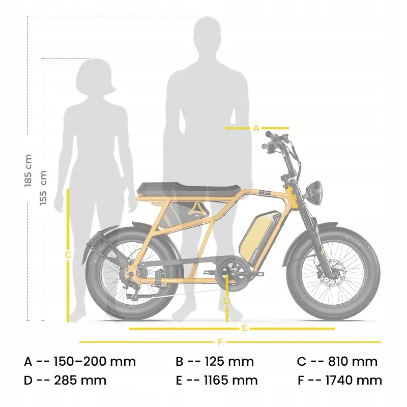 A-Spadz Cavet Air electric fatbike manufacturer code 9170460, yellow model