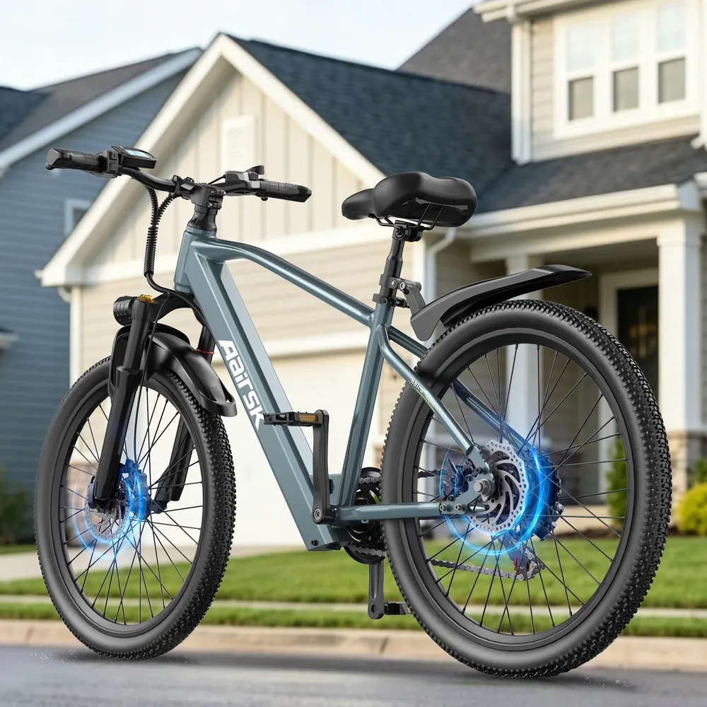 Aairsk GT300 e-bike with 250W motor and 36V 10Ah battery