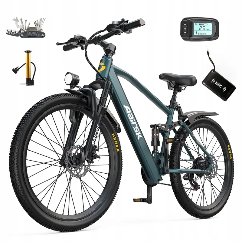 Aairsk GT900 electric bike in original packaging, ready for delivery