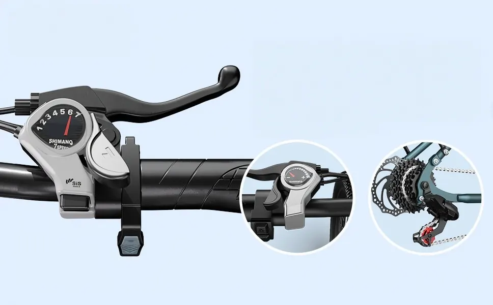 Aairsk GT900 electric bike with front and rear suspension for comfort
