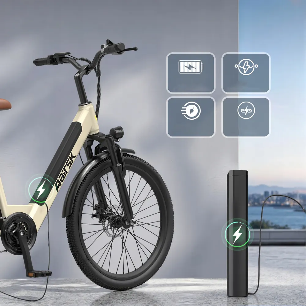 Aairsk S600 electric bike with 250W nominal power rating for road use