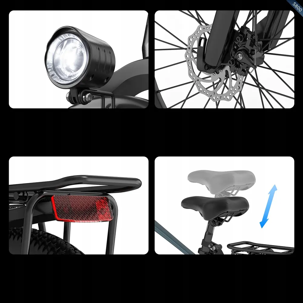 Aairsk S800 Removable Battery City Electric Bike 26" image 8