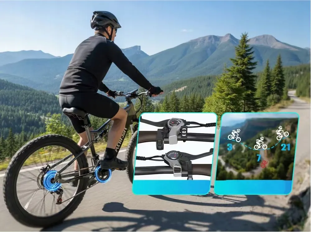 Aairsk XT90 electric bike suitable for riders 160-200 cm height