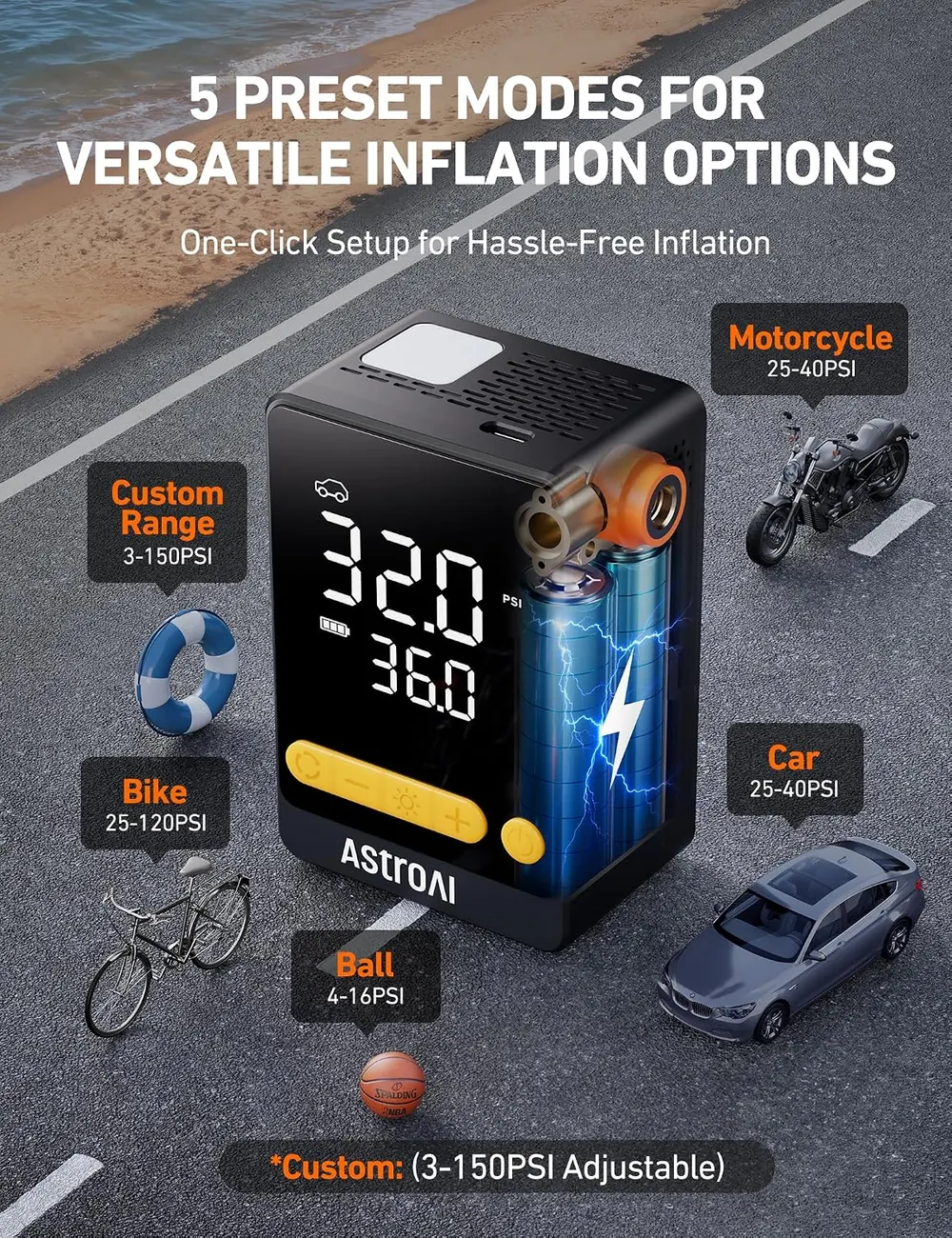 Cordless Tyre Inflator image 4