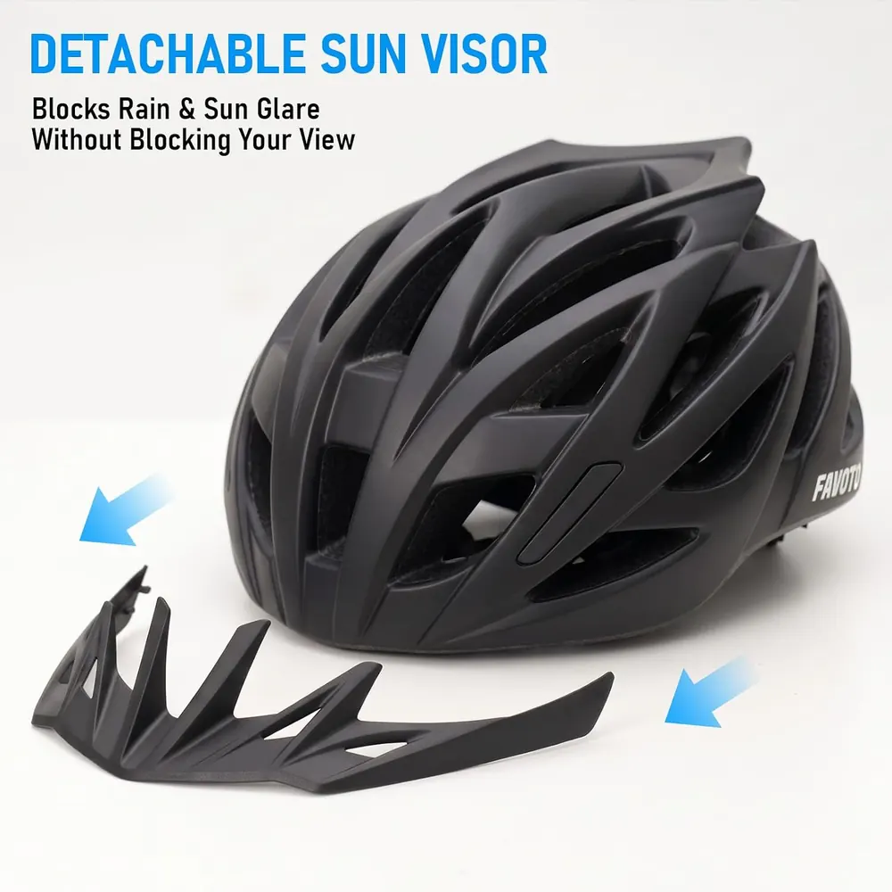 Cycle Helmet with Detachable Visor image 5