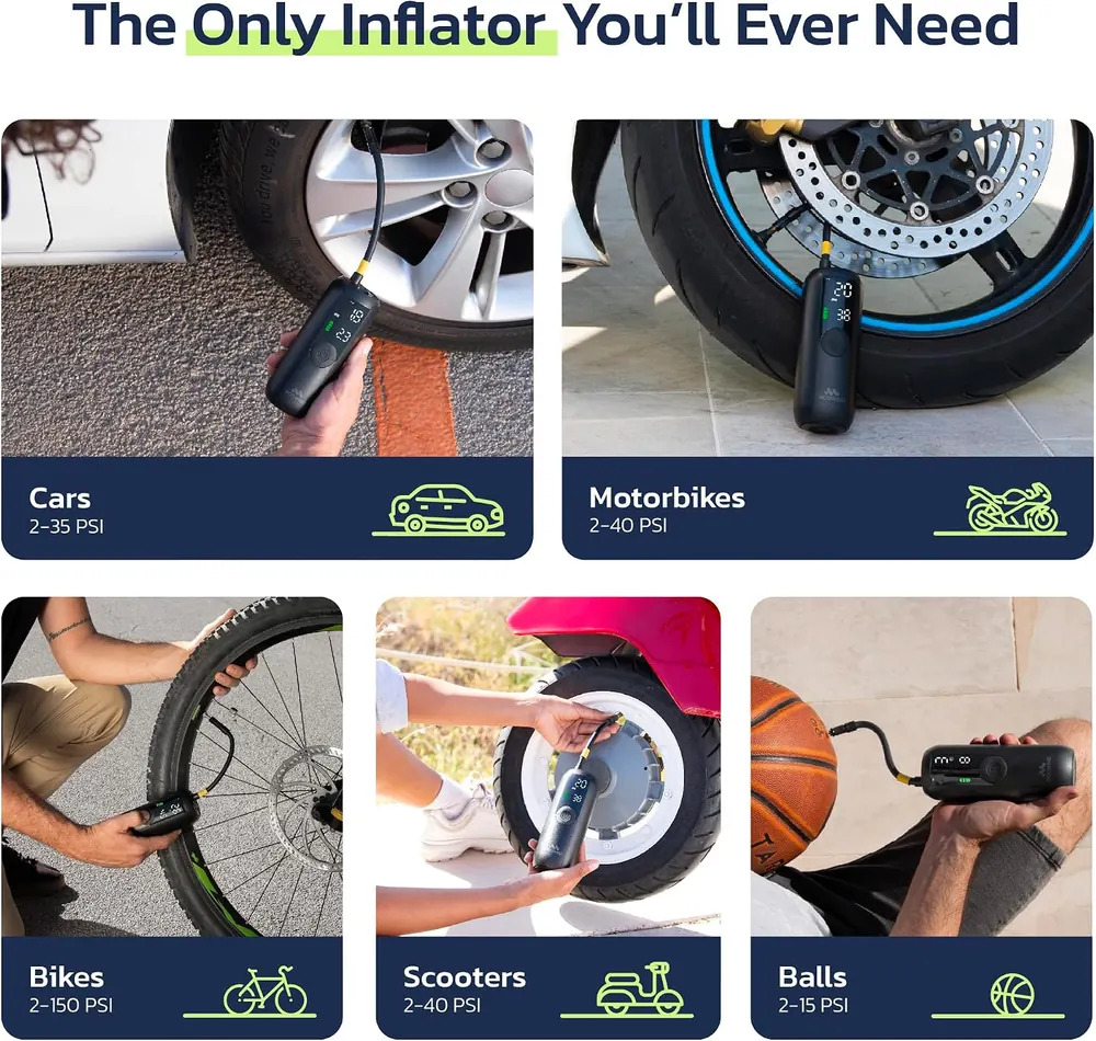 Rechargeable Electric Tyre Pump image 3