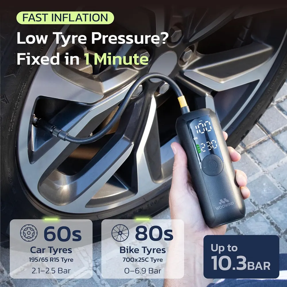 Rechargeable Electric Tyre Pump image 4