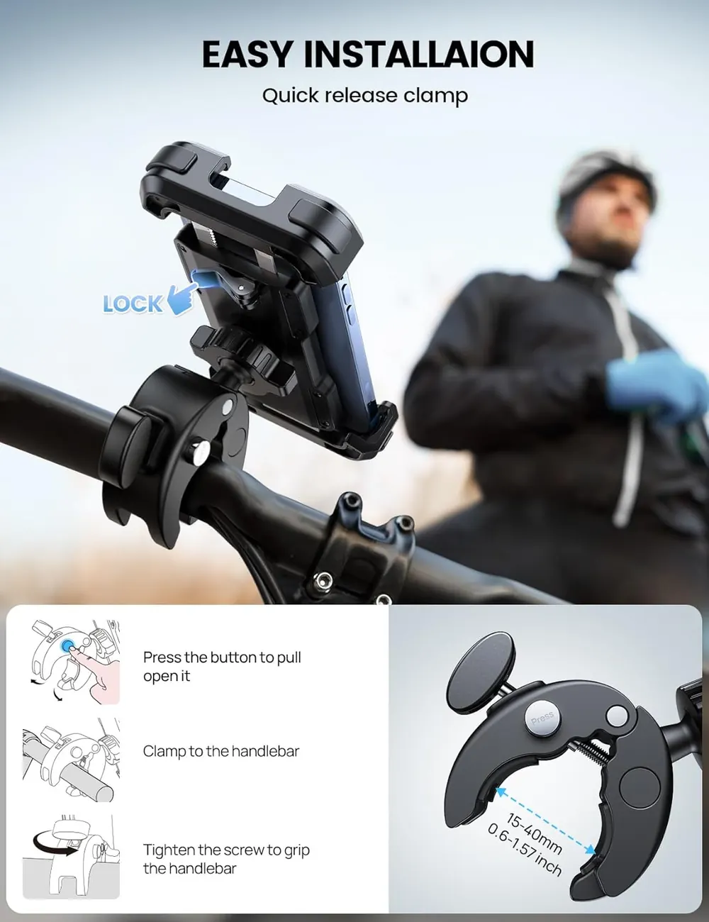 Handlebar Phone Mount image 4