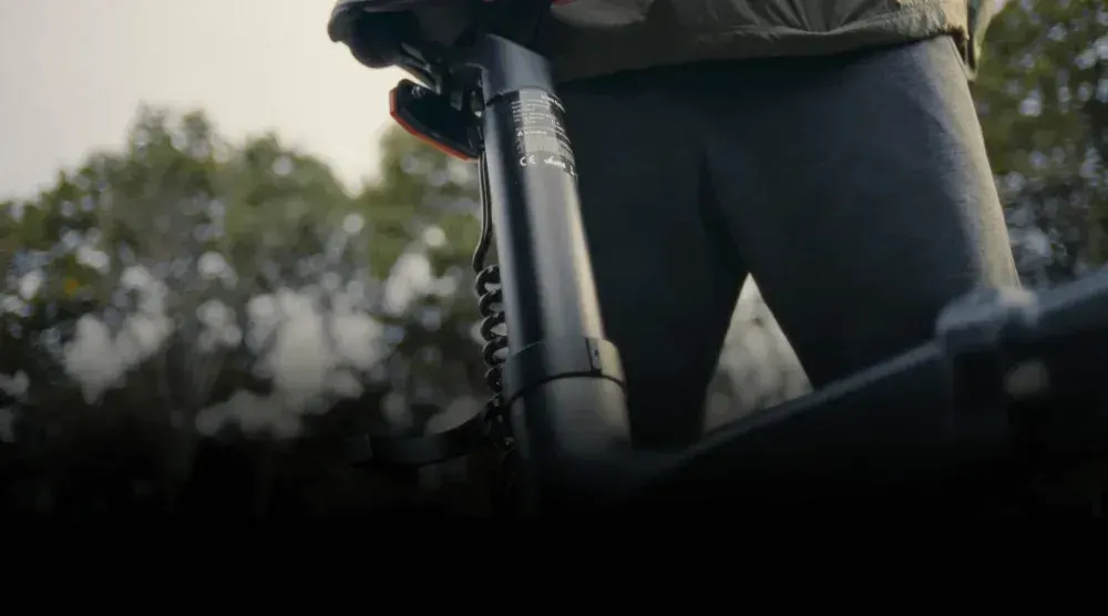 ADO AIR 20 motor and battery unit, 250W, mounted on rear wheel