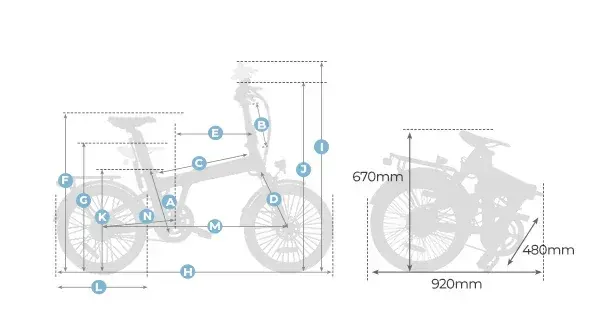 ADO AIR 20 Pro Folding Electric Bike image 2