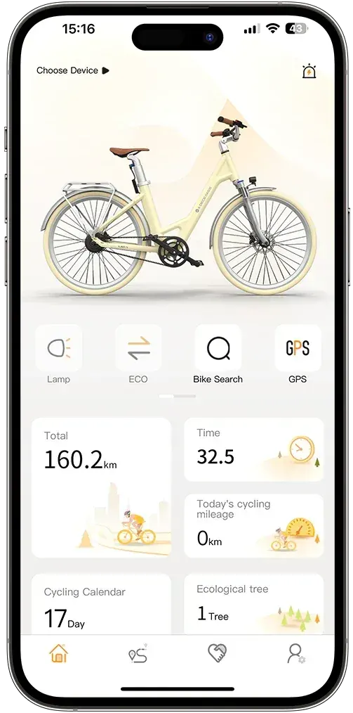 ADO Air 28 Pro's 3.5-inch IPS display showing speed and battery level