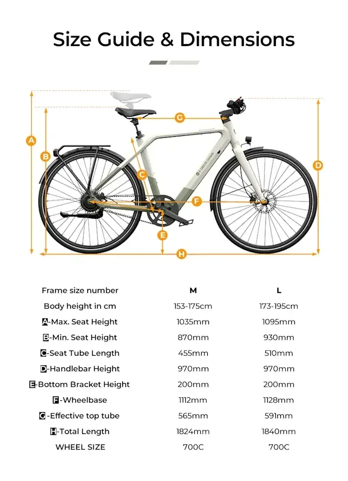 ADO AIR 30 Pro electric bike in gray, full side view on a city street.