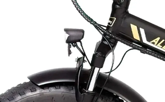 Allegro TDL6125 hydraulic disc brake caliper and lever, front wheel with KENDA fat tire.