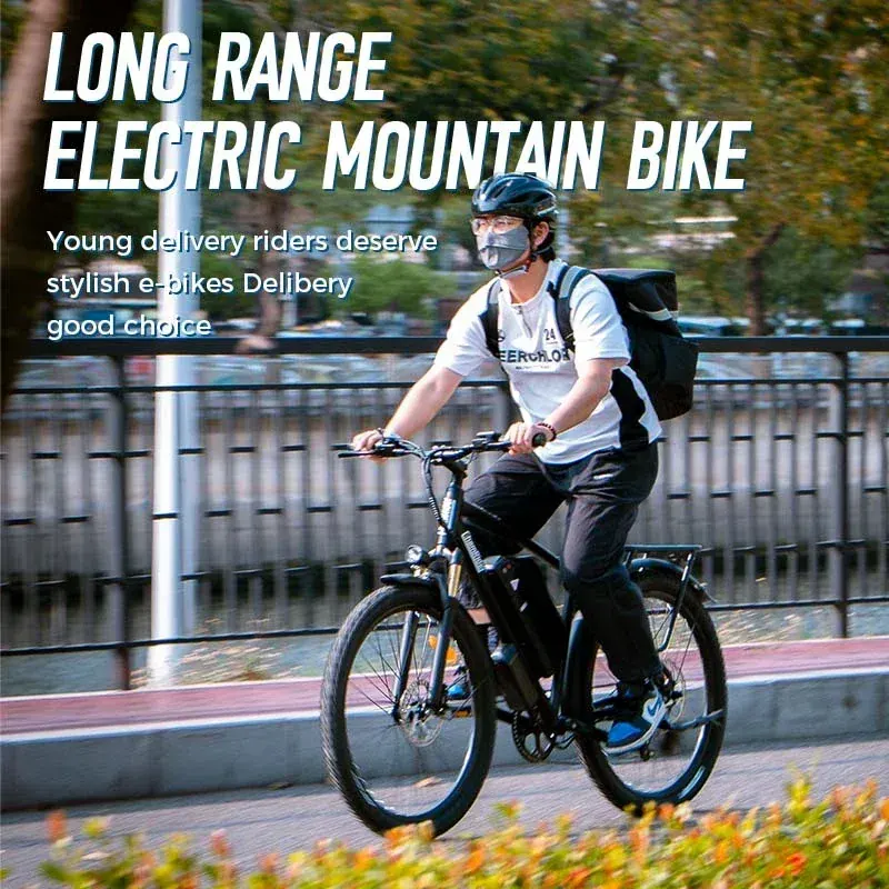 ChamRider DM427 electric bike full side view on a city street.