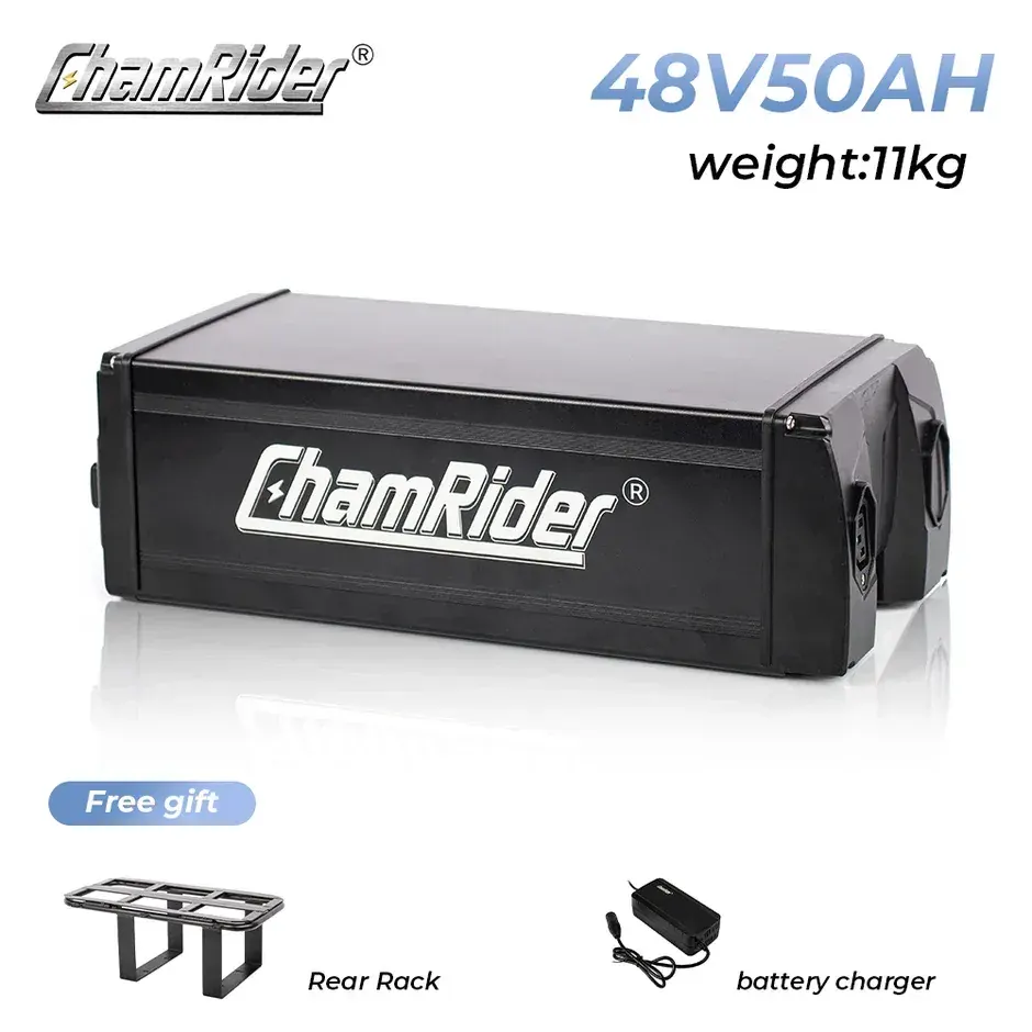 ChamRider DT450 handlebar with display and brake levers, ready for delivery routes.