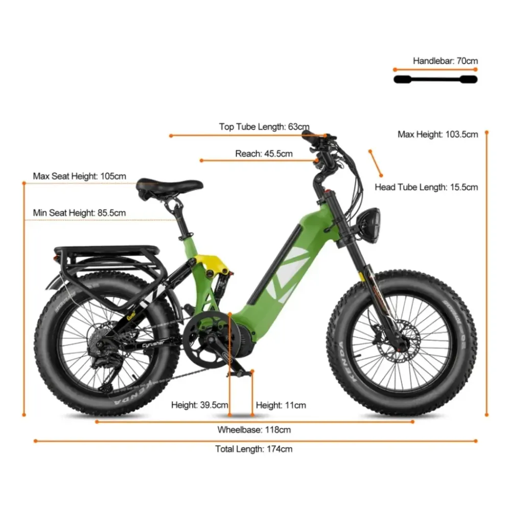 Cyrusher Quest Mid-Drive Step-through Ebike image 2