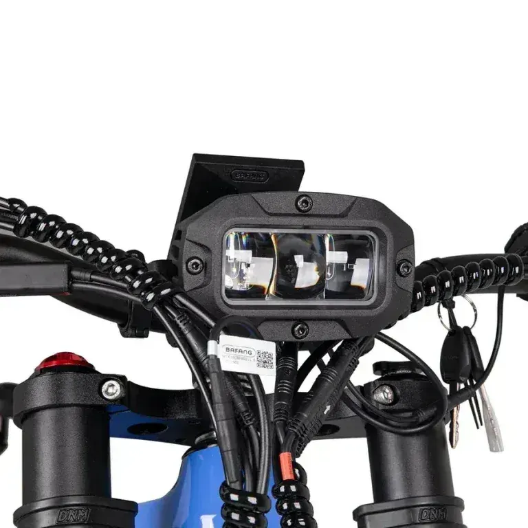 Cyrusher Trident internal battery compartment on the frame.