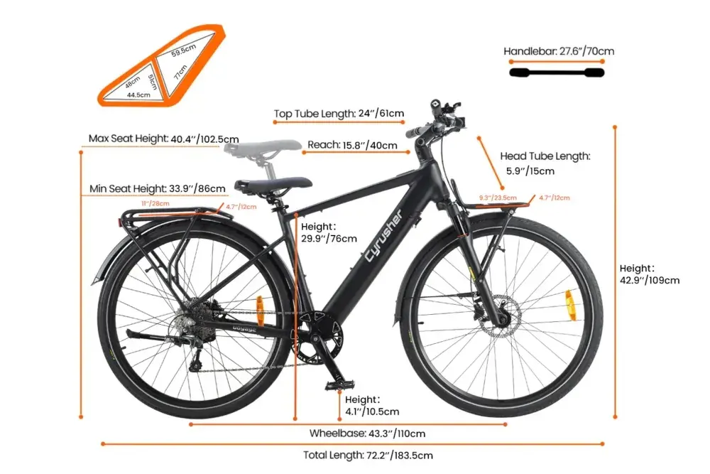 Cyrusher Voyage Trekking E-Bike image 2