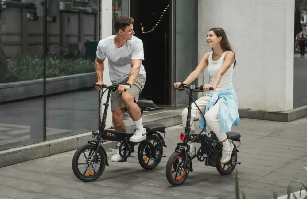 DYU A5 14 Inch Full Foldable Electric Bike image 11