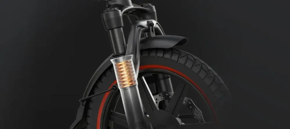 DYU A5 14 Inch Full Foldable Electric Bike image 5