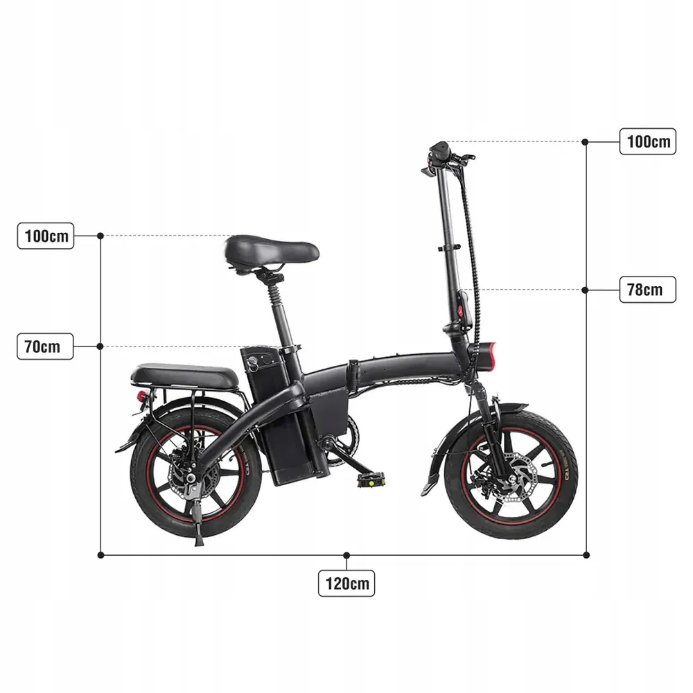DYU A5 Folding City Electric Bike image 14
