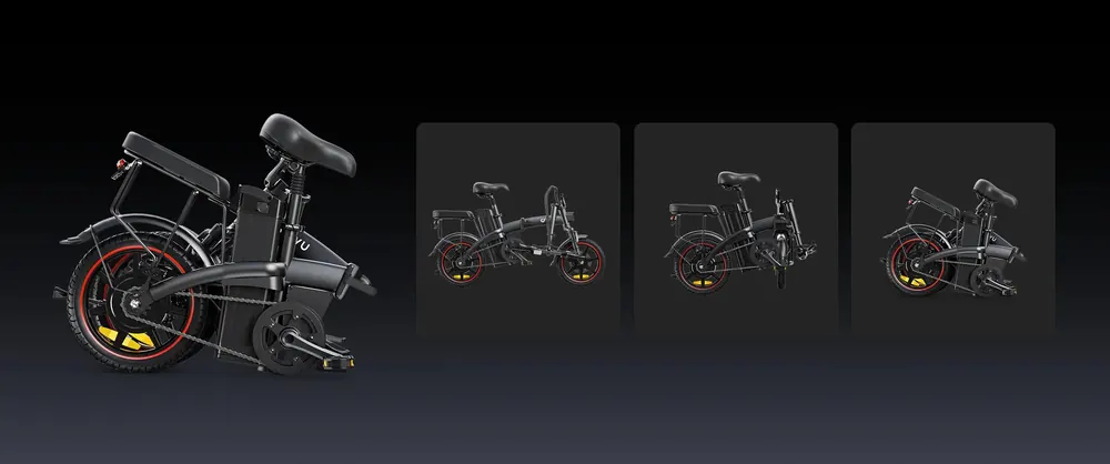 DYU A5 electric bike motor with 250W power for smooth urban rides.