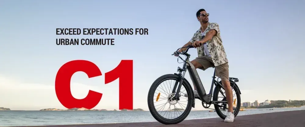 DYU C1 26 Inch City Electric Bike image 3