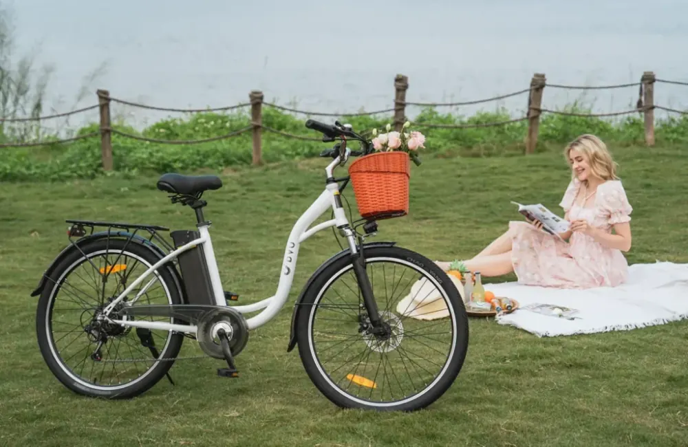 DYU C6 City Hybrid Electric Bike image 5