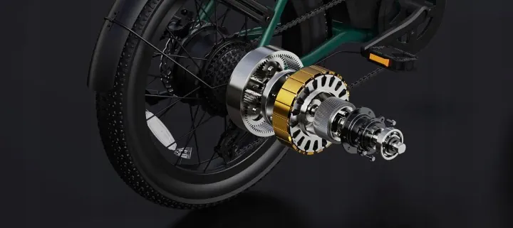 DYU C9 Folding Electric Bike image 4