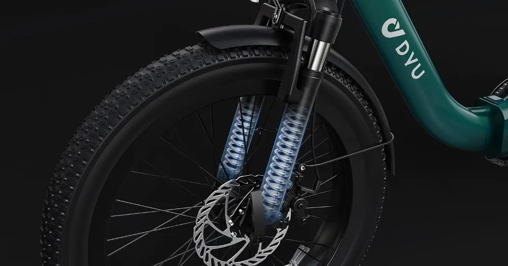 DYU C9 folding electric bike with 20-inch wheels, 250W motor
