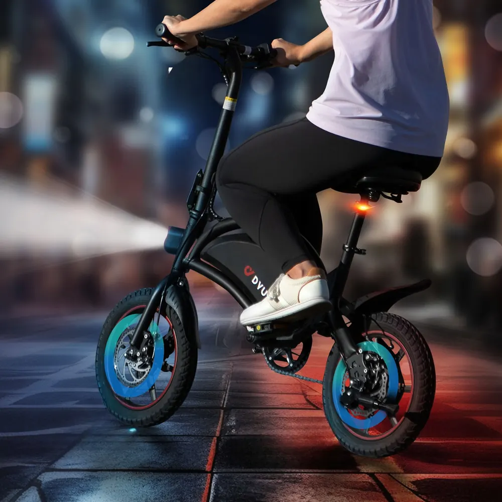 DYU D3F electric bike featuring a 250W motor for efficient urban commuting