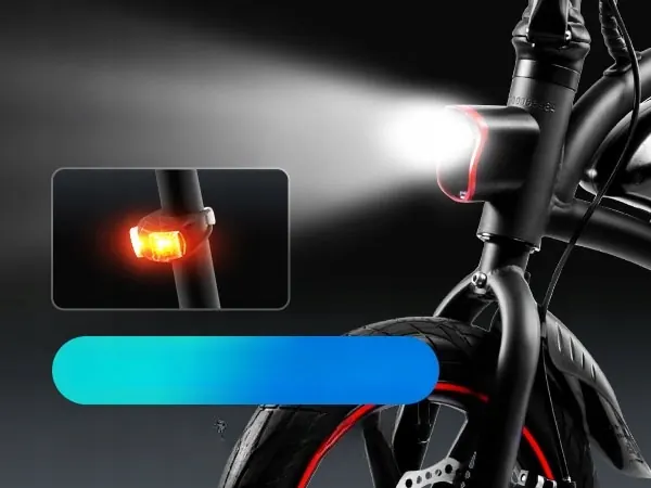DYU D3F folding electric bike with 60 km range on a single charge