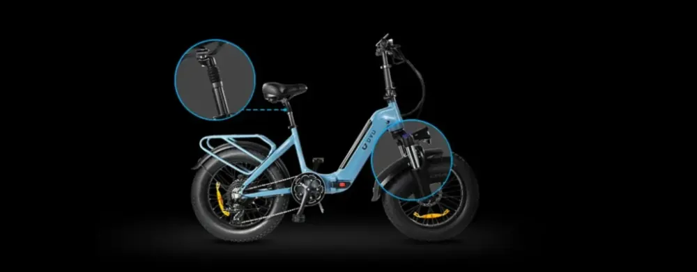 DYU FF500 20 Inch Fat Tire Electric Bike image 3