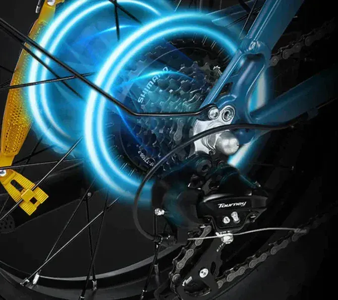 DYU FF500 20 Inch Fat Tire Electric Bike image 4