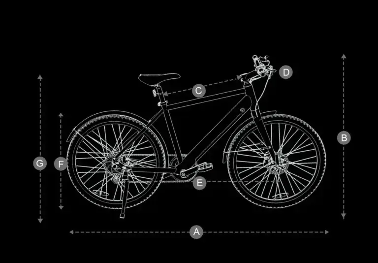 DYU Stroll 1 electric bike in black, full side view on a city street