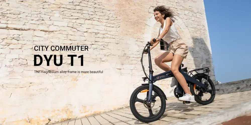 DYU T1 20 Inch Foldable Electric Bike image 3