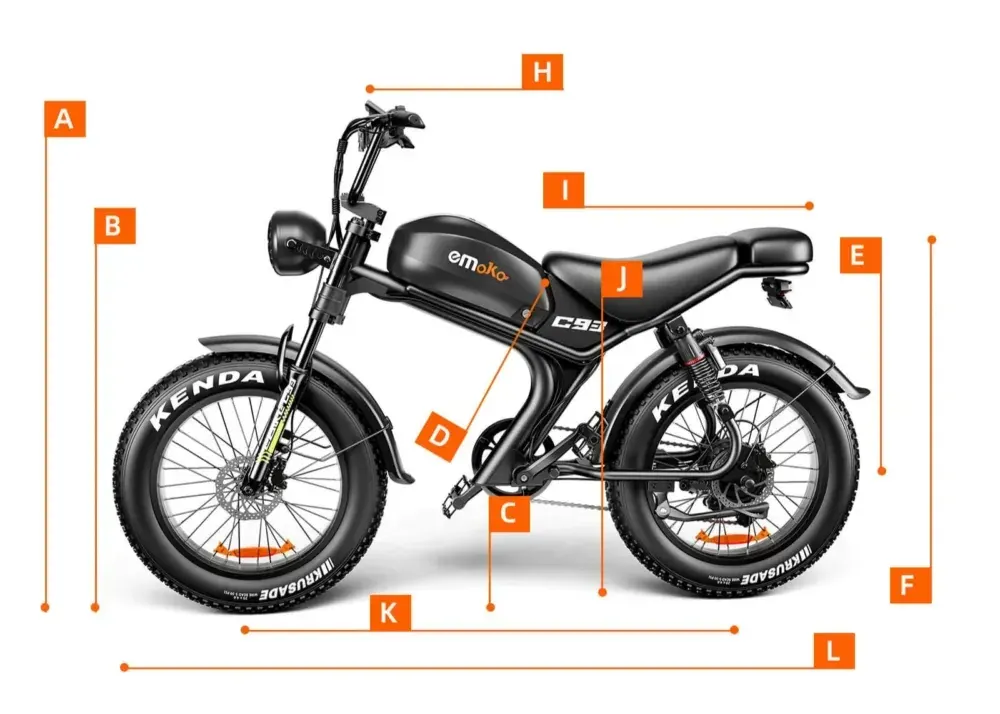 Emoko C93 Dual Motor Fat Tire E-Bike image 2