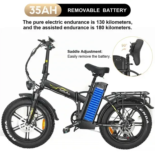 Emoko C94 Cargo Food Delivery E-Bike image 3