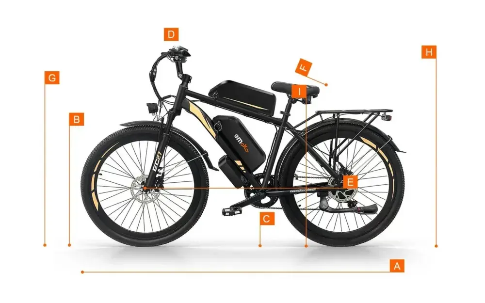 Emoko EC27 Dual Battery Electric Bike image 2
