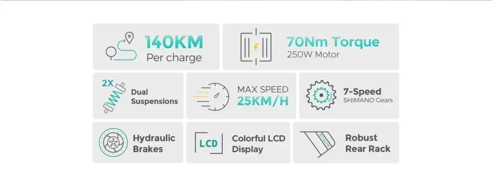 Engwe E26 Fat Tyre Electric Bike image 3