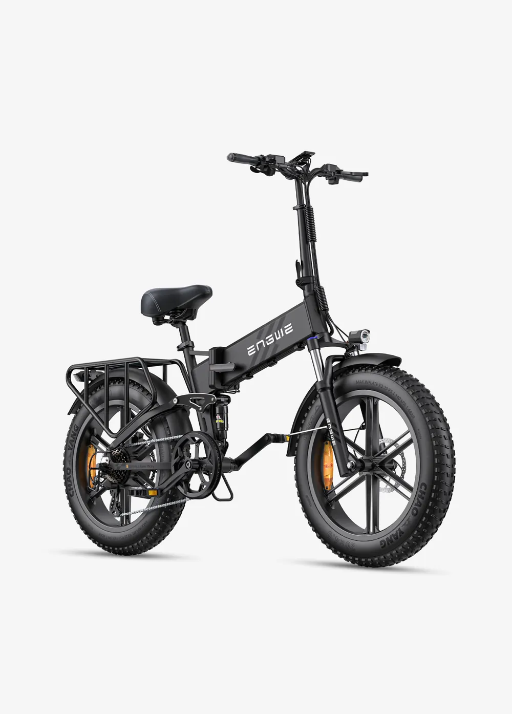 ENGWE ENGINE PRO 2.0 folding electric bike black 20x4.0 fat tires