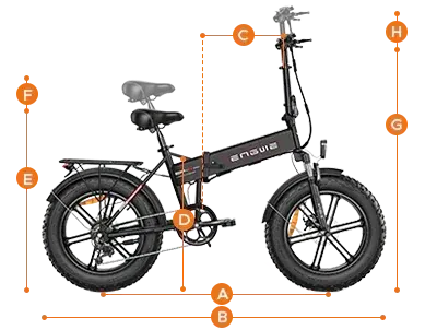 Engwe EP-2 Pro's 250W brushless motor mounted on the rear wheel hub