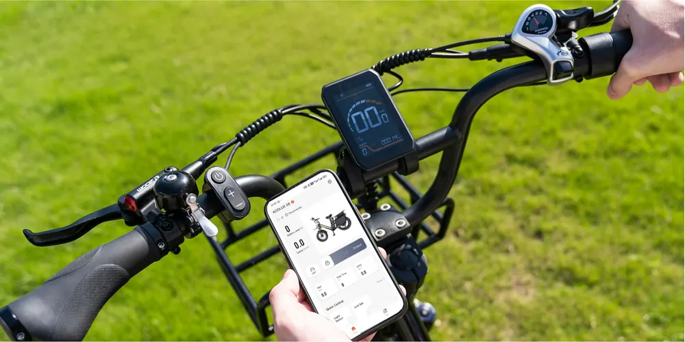 Clipless pedals on KOOLUX 20 inch electric bike 1000W