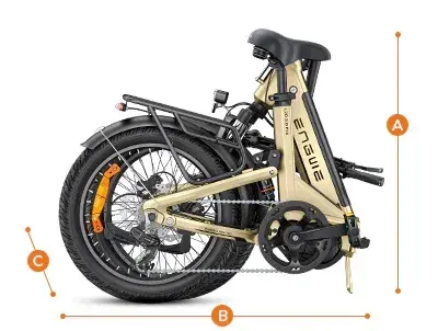 Engwe L20 3.0 Pro Foldable Electric Bike image 3