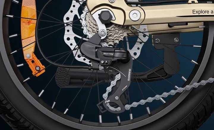 ENGWE L20 3.0 Pro folding e-bike with aluminium frame and mid-drive motor
