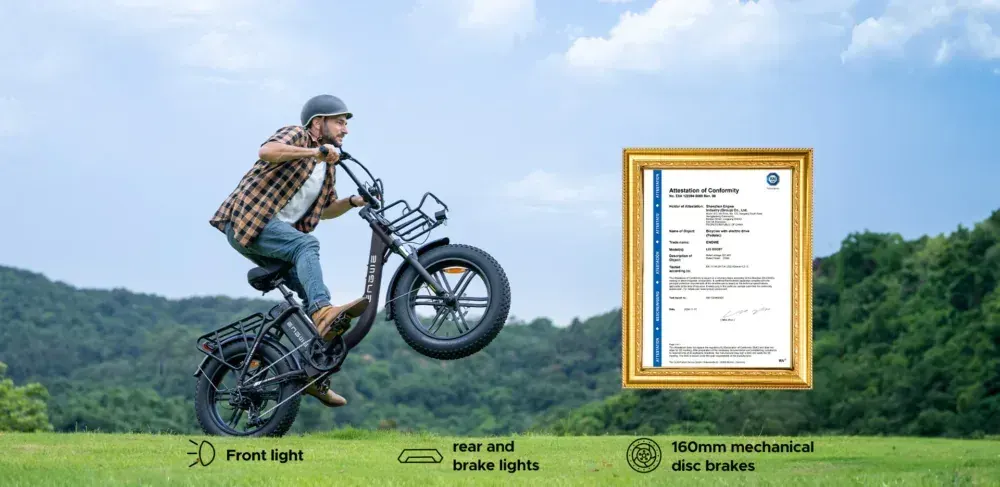 Engwe L20 Boost Fat Tire Electric Bike image 7