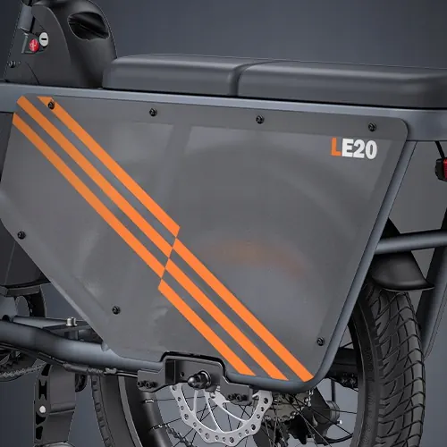 ENGWE LE20 dual battery electric bike with lithium-ion battery pack